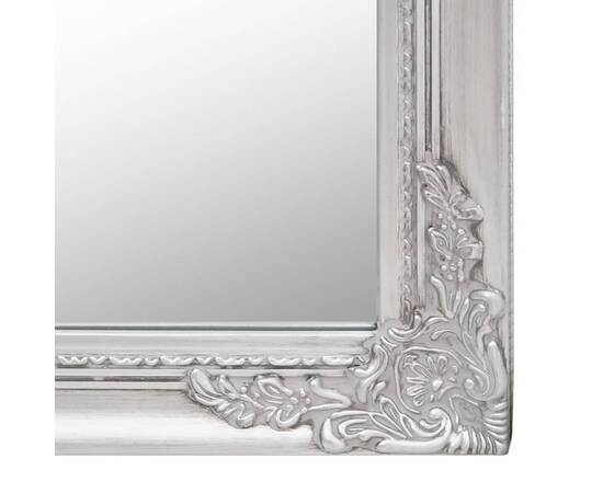 Oglindă de sine stătătoare, argintiu, 40x160 cm, 6 image