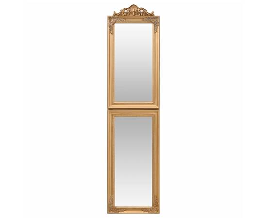 Oglindă de sine stătătoare, auriu, 45x180 cm, 3 image