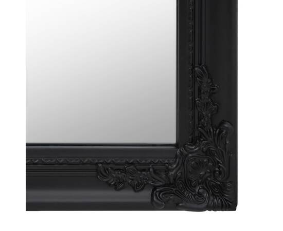 Oglindă de sine stătătoare, negru, 40x160 cm, 6 image