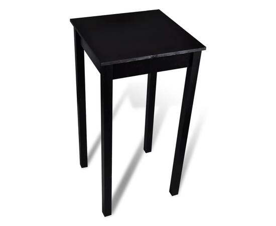 Masă de bar din mdf, negru, 55 x 55 x 107 cm