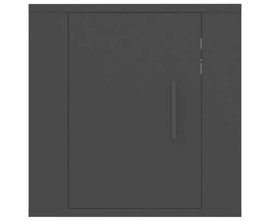 Dulapuri tv montate pe perete, 2 buc., negru, 40x34,5x40 cm, 6 image