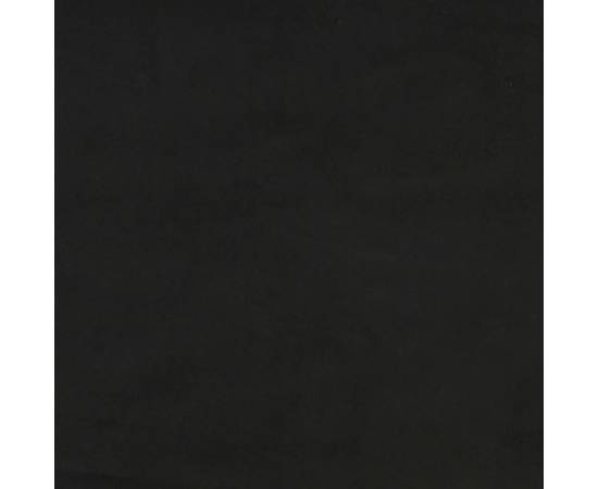 Pat box spring cu saltea, negru, 180x200 cm, catifea, 9 image