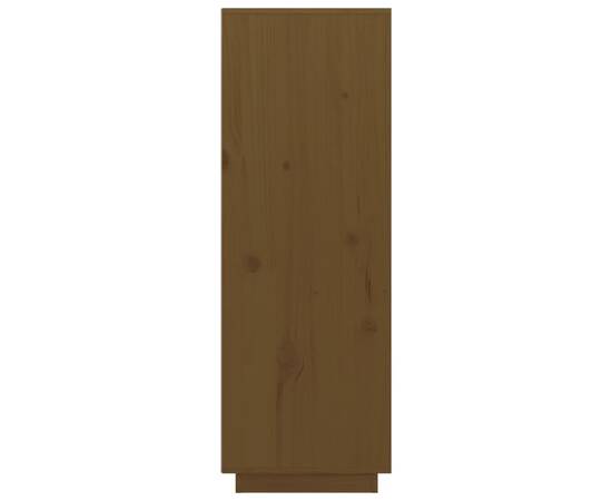 Dulap înalt, maro miere, 60x40x116,5 cm, lemn masiv de pin, 4 image