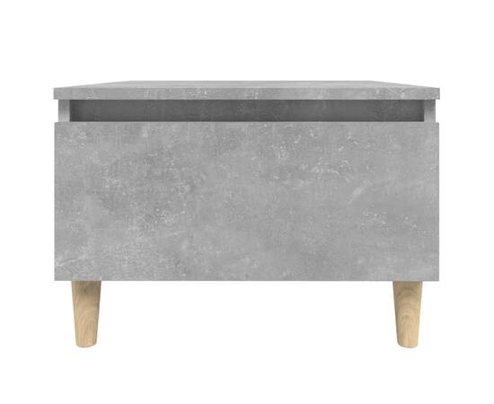 Masă laterală, gri beton, 50x46x35 cm, lemn compozit, 6 image