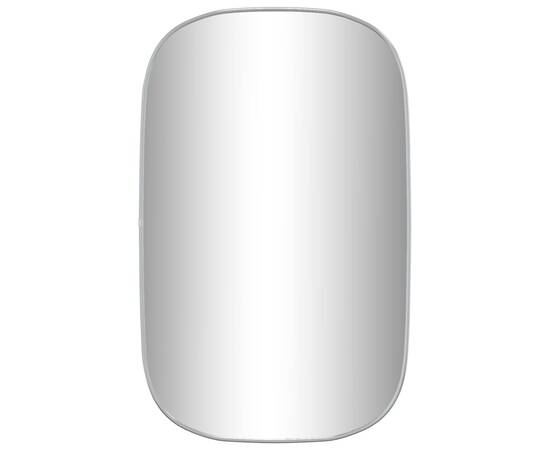 Oglindă de perete, argintiu, 80x50 cm, 2 image