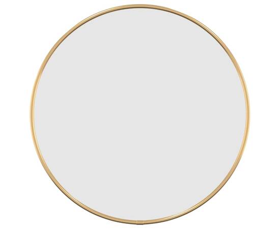 Oglindă de perete rotundă, auriu, Ø 40 cm, 2 image
