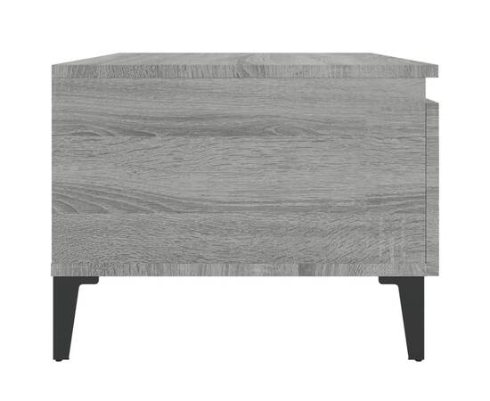 Masă laterală, gri sonoma, 50x46x35 cm, lemn compozit, 8 image
