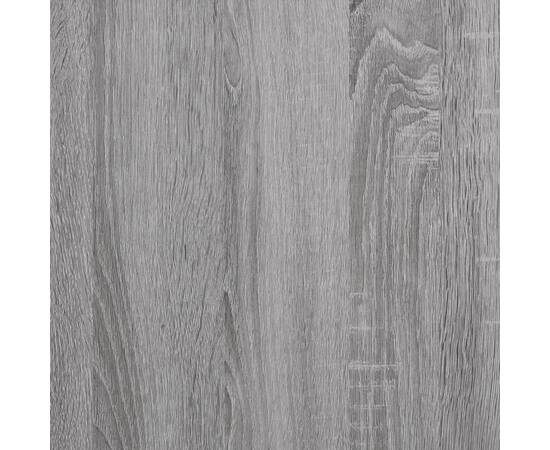 Masă laterală, gri sonoma, 50x46x50 cm, lemn compozit, 9 image