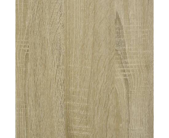 Masă laterală, stejar sonoma, 50x46x50 cm, lemn compozit, 9 image