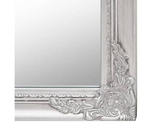 Oglindă de sine stătătoare, argintiu, 45x180 cm, 6 image