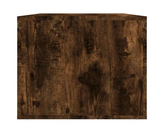 Măsuță de cafea, stejar fumuriu, 80x50x40 cm, lemn prelucrat, 7 image