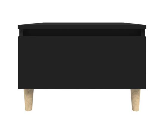 Masă laterală, negru, 50x46x35 cm, lemn compozit, 6 image