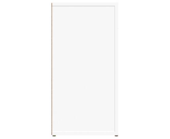 Servantă, alb, 100x30x59,5 cm, lemn compozit, 7 image