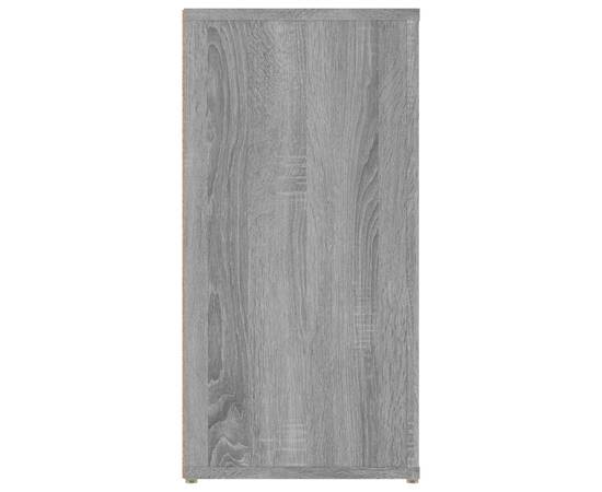 Servantă, gri sonoma, 100x30x59,5 cm, lemn compozit, 7 image