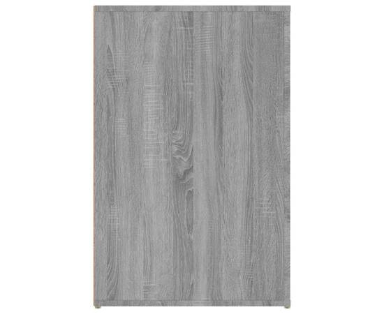 Birou, gri sonoma, 100x49x75 cm, lemn prelucrat, 8 image