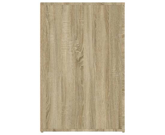 Birou, stejar sonoma, 100x49x75 cm, lemn prelucrat, 8 image