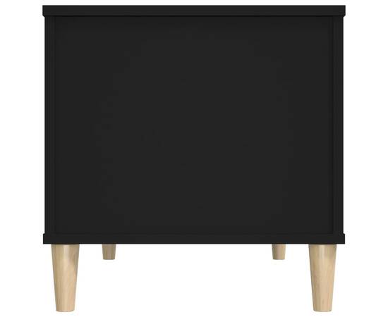 Măsuță de cafea, negru, 90x44,5x45 cm, lemn compozit, 8 image