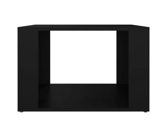 Noptieră, negru, 57x55x36 cm, lemn compozit, 5 image