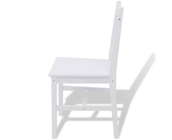 Set cu masă și scaune din lemn de pin, 5 piese, 6 image