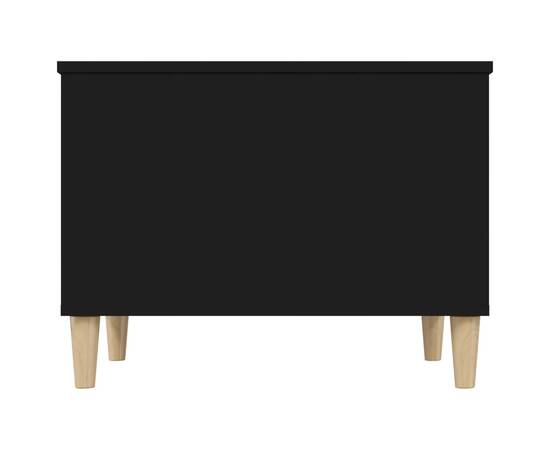 Măsuță de cafea, negru, 60x44,5x45 cm, lemn prelucrat, 7 image