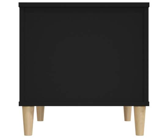 Măsuță de cafea, negru, 60x44,5x45 cm, lemn prelucrat, 8 image