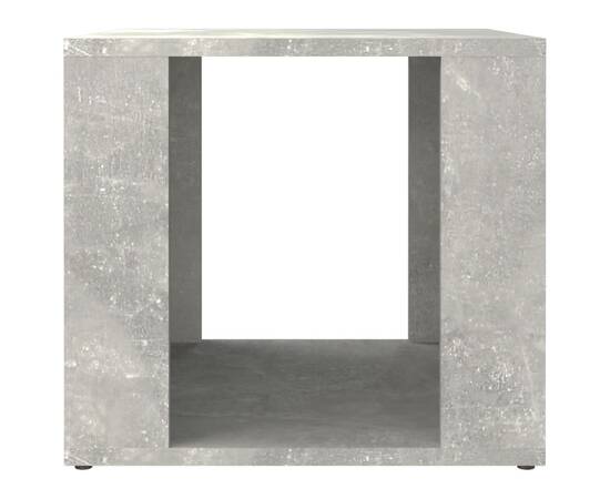 Noptieră, gri beton, 41x40x36 cm, lemn compozit, 5 image