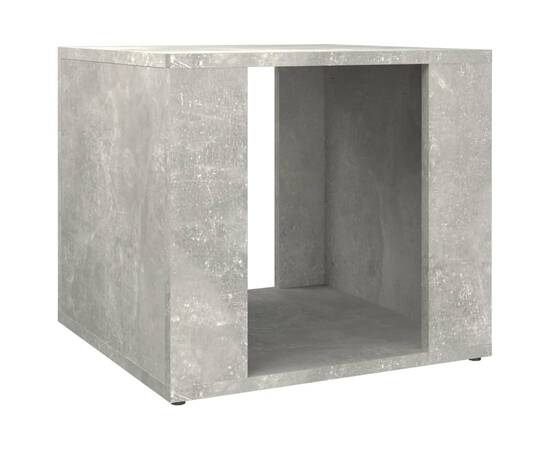 Noptieră, gri beton, 41x40x36 cm, lemn compozit, 2 image