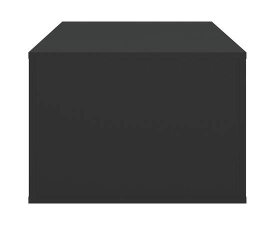 Măsuță de cafea, negru, 100x50,5x35 cm, lemn compozit, 8 image