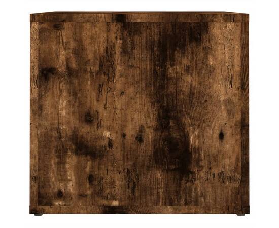 Noptieră, stejar fumuriu, 41x40x36 cm, lemn compozit, 6 image