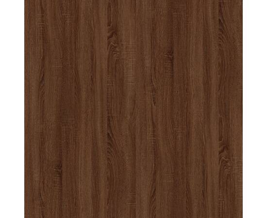 Noptieră, 2 buc., stejar maro, 50x46x50 cm, lemn prelucrat, 8 image