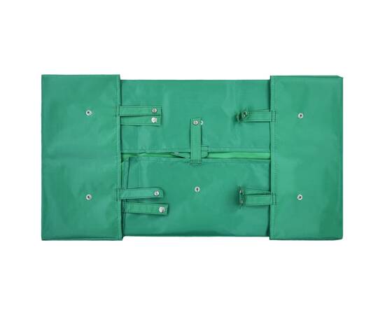 Căptușeală cărucior de grădină, verde, material textil, 3 image