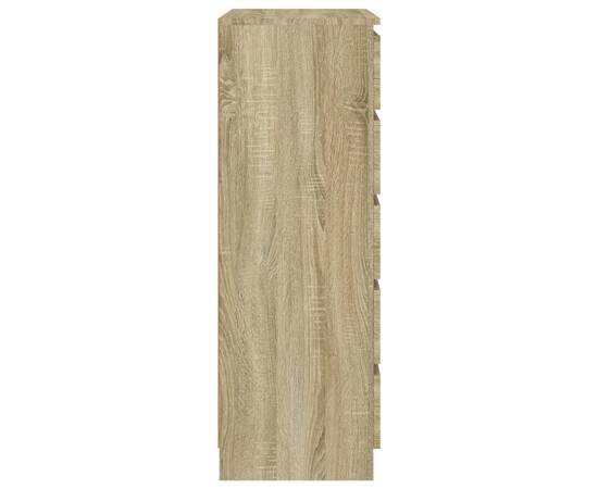 Dulap cu sertar, stejar sonoma, 60x36x103 cm, lemn prelucrat, 8 image