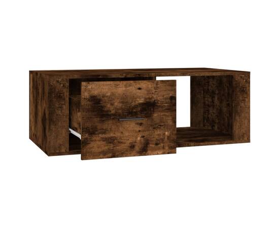 Măsuță de cafea, stejar fumuriu, 100x50,5x35 cm, lemn compozit, 7 image