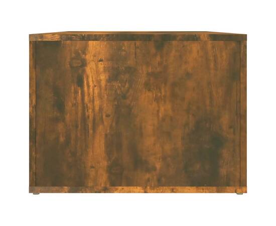 Măsuță de cafea, stejar fumuriu, 80x50x36 cm, lemn compozit, 7 image
