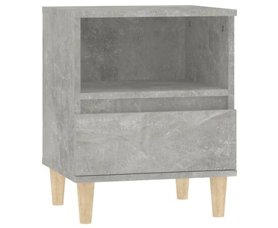 Noptiere, gri beton, 40x35x50 cm, 2 image