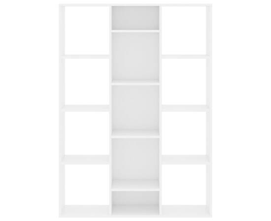 Separator cameră/bibliotecă, alb, 100x24x140 cm, pal, 5 image