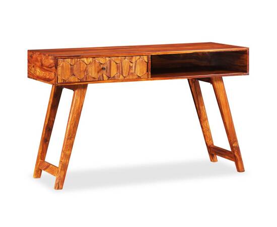 Masă de scris din lemn masiv de sheesham 118 x 50 x 76 cm, 7 image