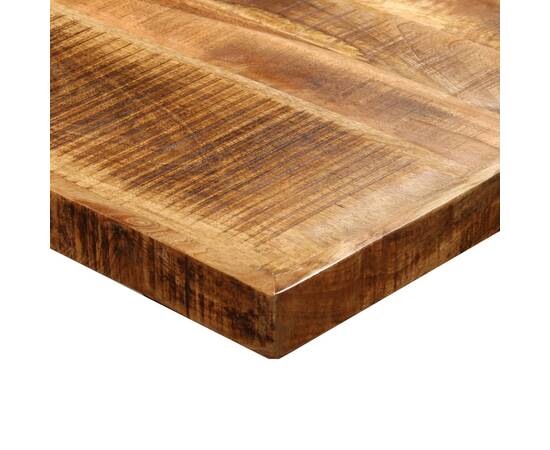 Masă de sufragerie lemn masiv de mango nefinisat 180 cm, 4 image