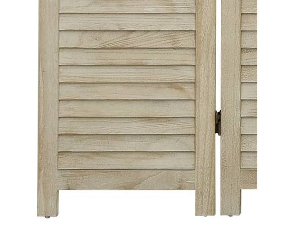 Paravan de cameră cu 5 panouri, 175x165 cm,lemn masiv paulownia, 6 image