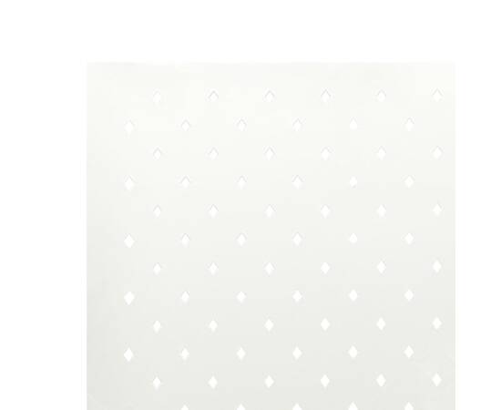Paravan de cameră cu 6 panouri, alb, 240x180 cm, oțel, 5 image