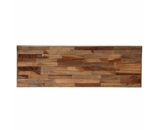 Masă consolă, lemn masiv de tec reciclat, 90 x 30 x 76 cm, 7 image