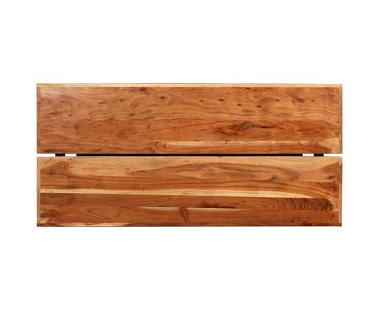 Masă de bar, lemn masiv de acacia, 150 x 70 x 107 cm, 3 image