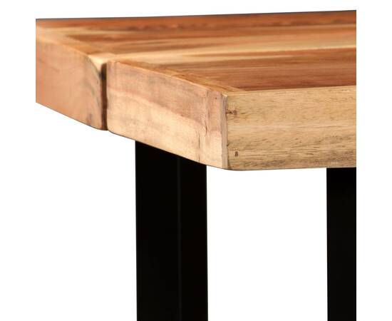 Masă de bar, lemn masiv de acacia, 150 x 70 x 107 cm, 4 image