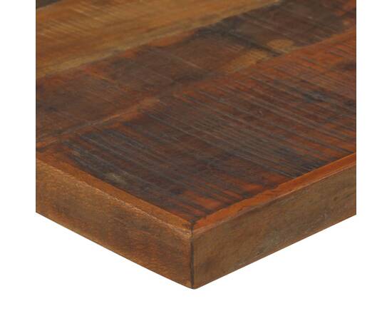 Masă de bar, maro închis, 150x70x107 cm, lemn masiv reciclat, 4 image