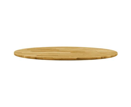 Blat de masă, lemn masiv de stejar, rotund, 23 mm, 500 mm, 2 image