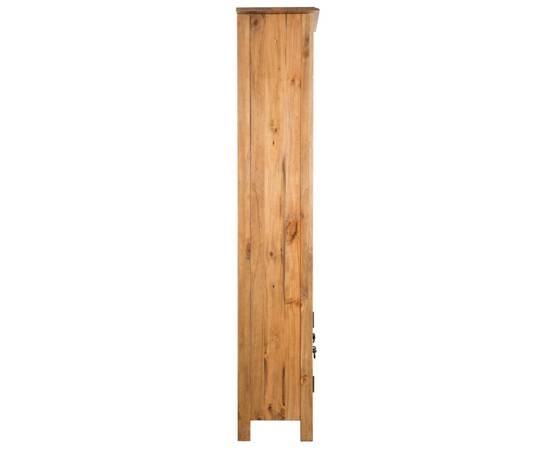 Dulap de baie, lemn masiv de pin reciclat 48x32x170 cm, 5 image