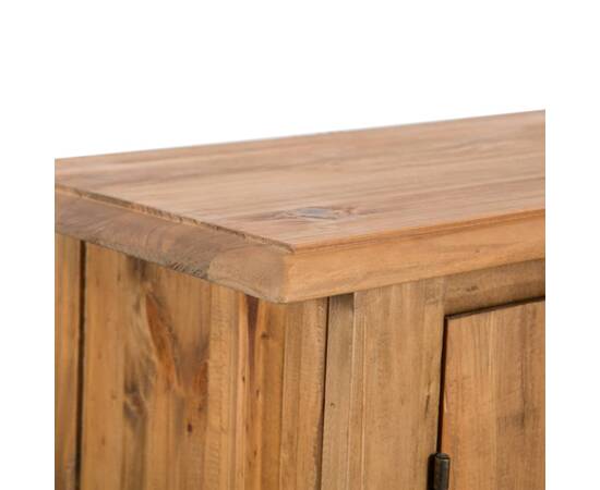Dulap suspendat baie, lemn masiv de pin reciclat, 42x23x70 cm, 7 image