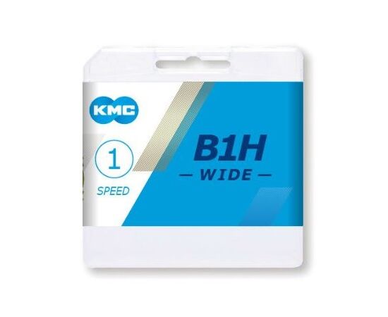 Lanț KMC Z1eHX-wide - 1 viteză argintiu