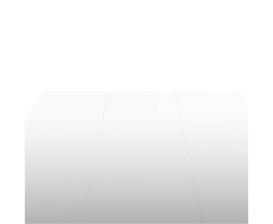 Masă de bucătărie, alb strălucitor, 179x89x81 cm, 6 image