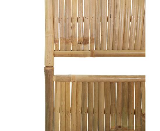 Paravan de cameră cu 3 panouri, 120 x 180 cm, bambus, 7 image